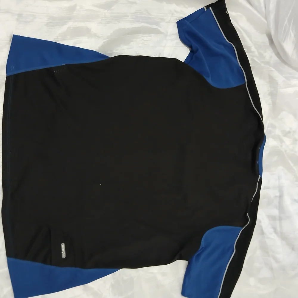 The North Face Blue and Black Athletic Shirt